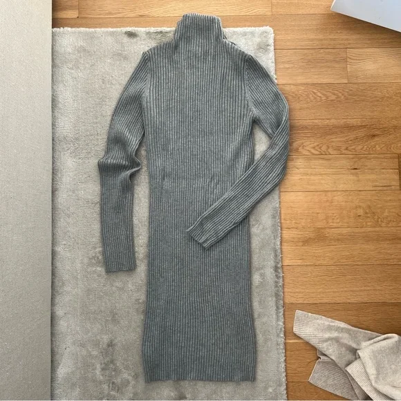 Forever 21 Gray Knit Sweater Dress